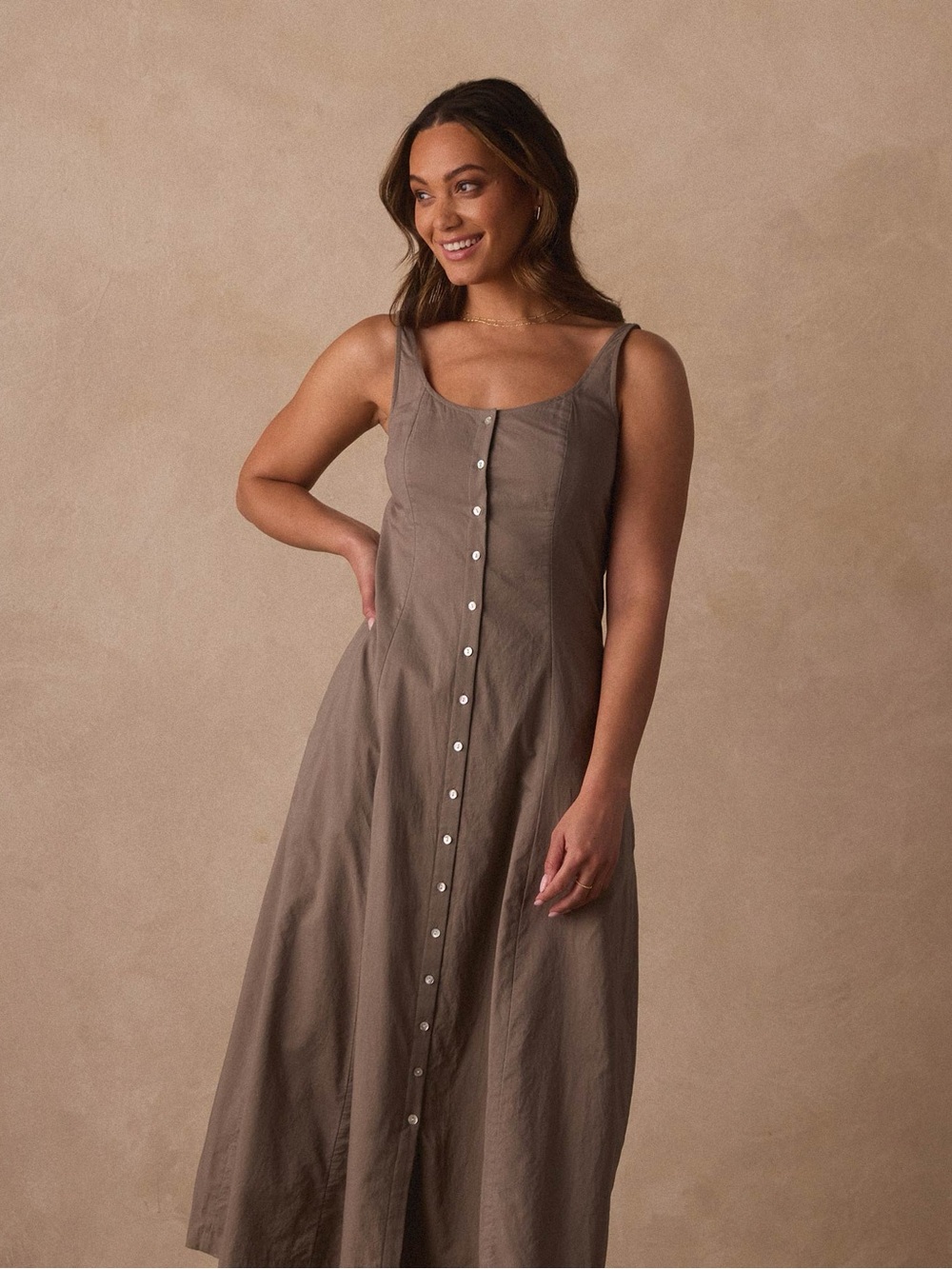 The Normal Brand Elenor dress-moss